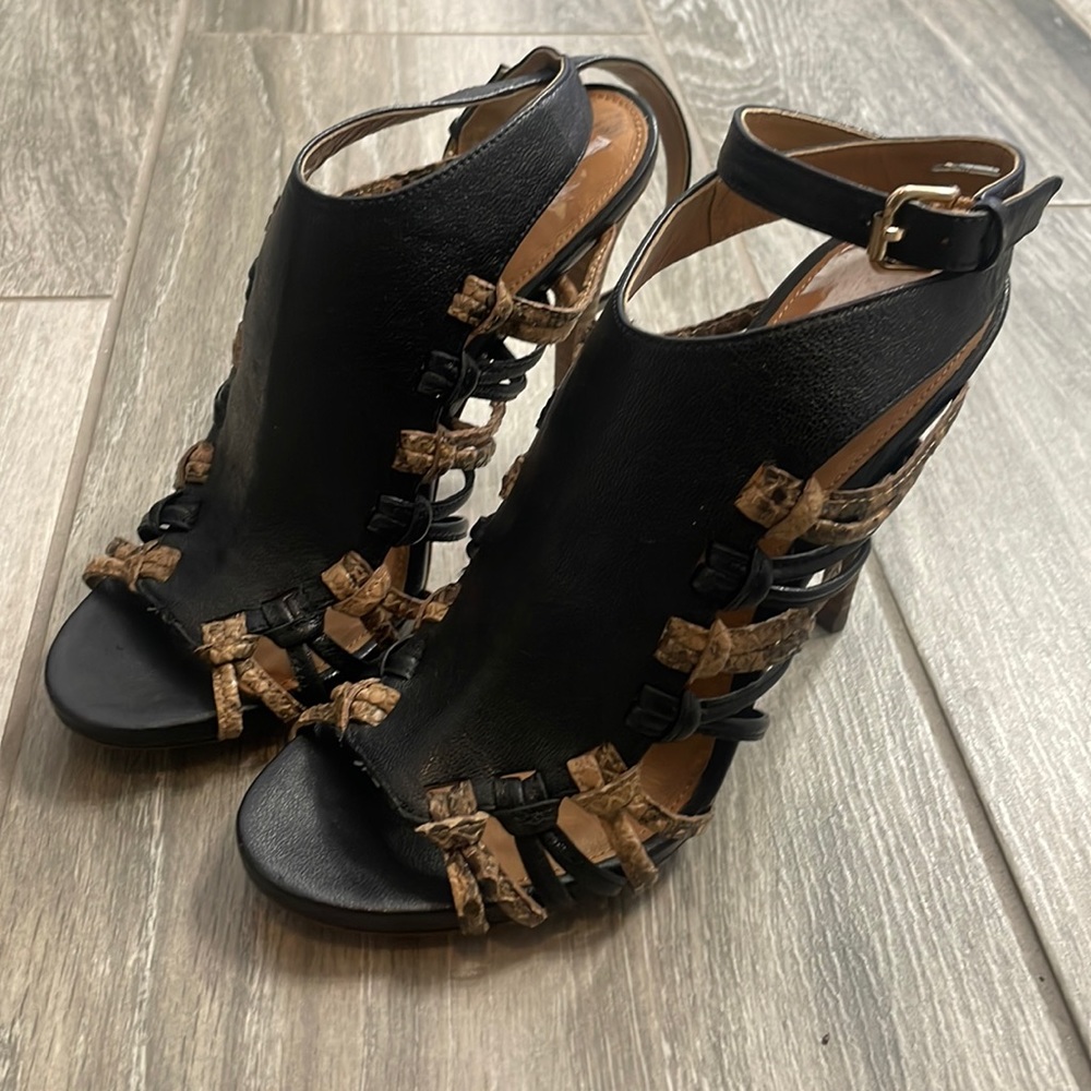 Coach Ankle Wrap Heel
